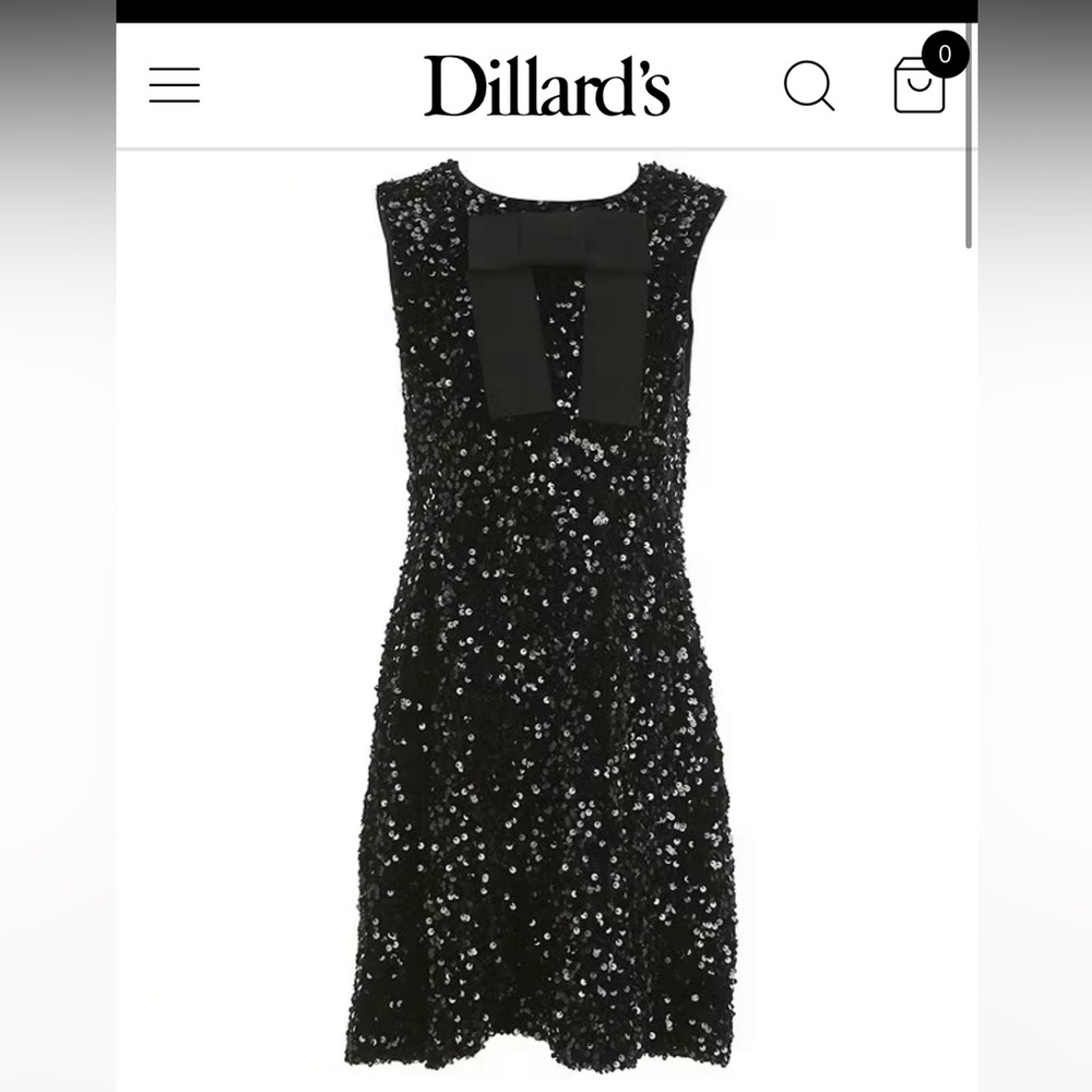A Loves A - sequin bow dress girl (medium)